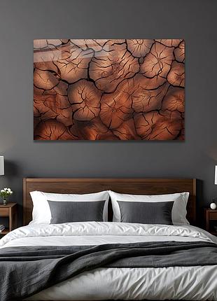 Картина на стекле novellaprint "трещины времени" 120х80см (376.4)