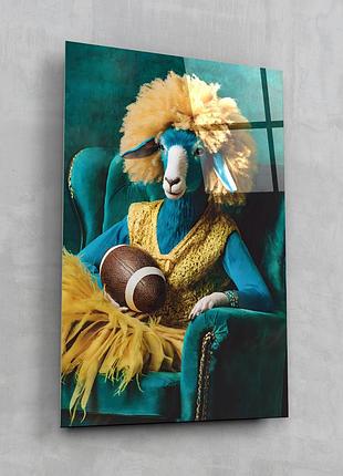 Картина на склі novellaprint "дивовижна вовна" 80х120см (445.4)