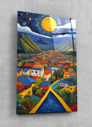 Картина на стекле novellaprint "арт-город" 50х75см (350.2)