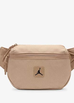 Чоловіча / жіноча сумка на пояс найк аір джордан оригінал nike air jordan crossbody bag 2l beige ma0901-xa3 misc ma0901-xa3