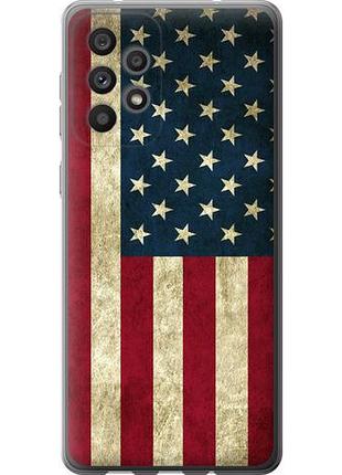 Чехол на samsung galaxy a73 a736b флаг сша из силикона fch_0056787