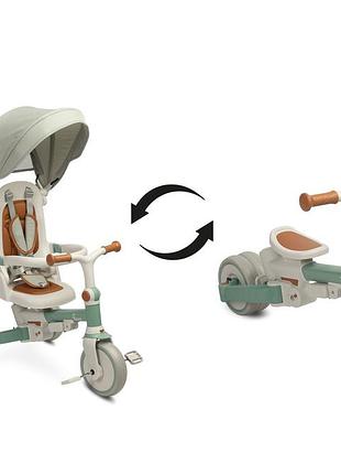 Дитячий триколісний велосипед caretero (toyz) faro green