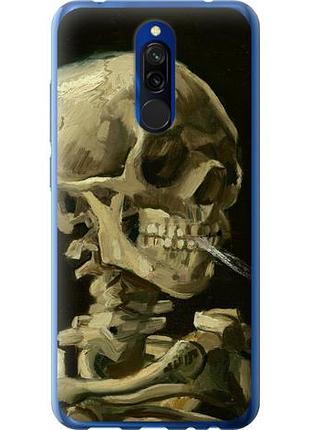 Чехол на xiaomi redmi 8 винсент ван гог. череп из пластика fch_0057171