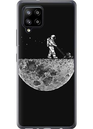 Чехол на samsung galaxy a42 a426b moon in dark из пластика fch_0058649