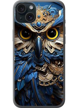 Чехол на iphone 15 plus сова из силикона fch_0004858