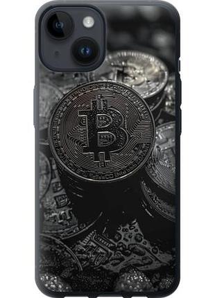 Чехол на iphone 14 black bitcoin из силикона fch_0138572