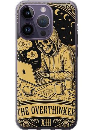 Чехол на iphone 14 pro the overthinker из силикона fch_0148682