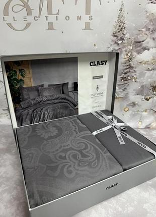 Постельное белье clasy сатин жаккард семейный размер hemera