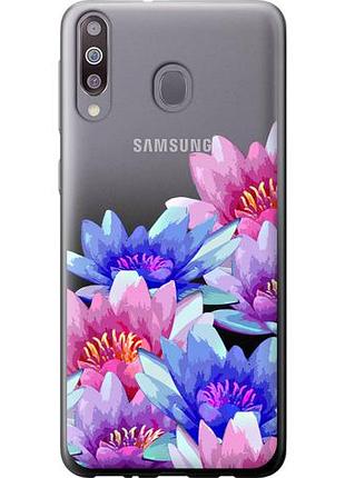 Чехол на samsung galaxy a40s a3050 лотос из пластика fch_0130672