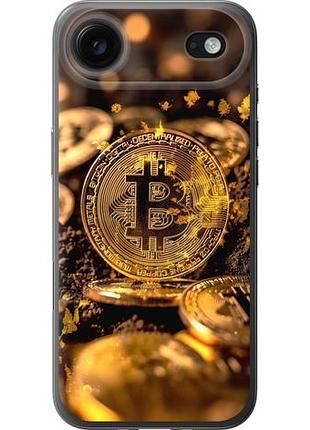Чехол на iphone 17 air золотая лихорадка биткойна из силикона fch_0149301