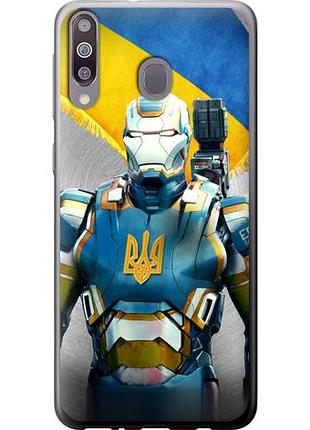 Чехол на samsung galaxy a40s a3050 украинский киборг из пластика fch_0033037