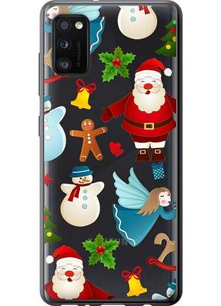 Чехол на samsung galaxy a41 a415f новогодний 1 из пластика fch_0005093