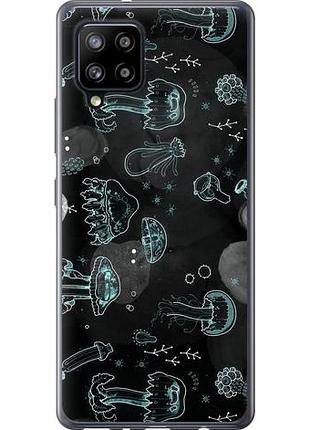 Чехол на samsung galaxy a42 a426b медузы из силикона fch_0076566