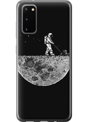 Чехол на samsung galaxy s20 moon in dark из пластика fch_0058636