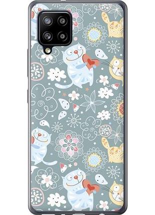 Чехол на samsung galaxy a42 a426b котята v3 из силикона fch_0054985