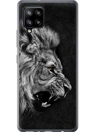 Чехол на samsung galaxy a42 a426b лев из пластика fch_0010360
