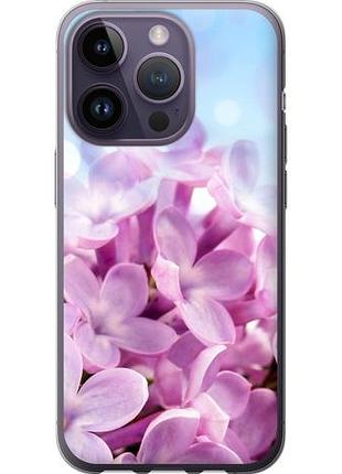 Чехол на iphone 14 pro сирень из силикона fch_0036917