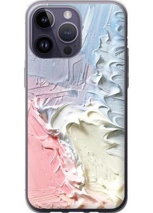 Чехол на iphone 14 pro max пастель из силикона fch_0020446