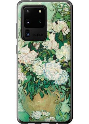 Чехол на samsung galaxy s20 ultra винсент ван гог. ваза с розами из пластика fch_0061432