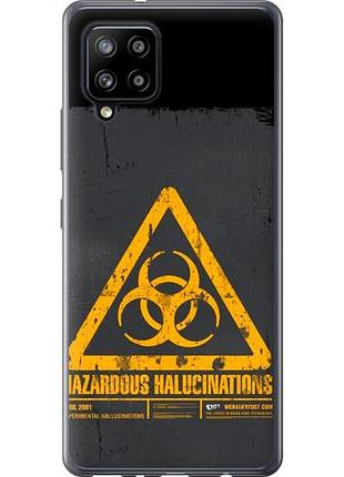 Чехол на samsung galaxy a42 a426b biohazard 28 из пластика fch_0114049
