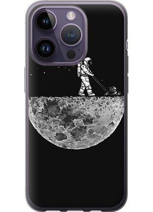 Чехол на iphone 14 pro moon in dark из силикона fch_0058614