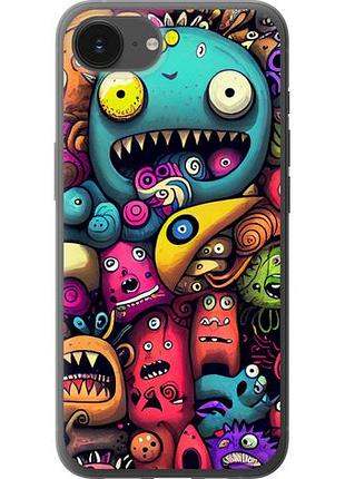 Чехол на iphone 16e cмешные монстры из силикона fch_0147710