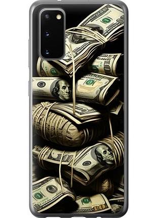 Чехол на samsung galaxy s20 big money из пластика fch_0023710