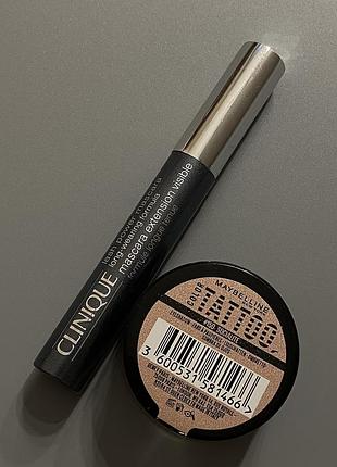 Брендова туш clinique + тіні від maybelline