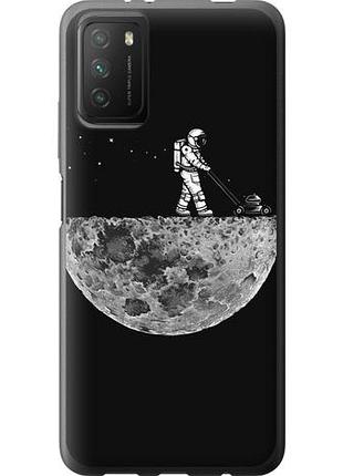 Чехол на xiaomi poco m3 moon in dark из силикона fch_0058659