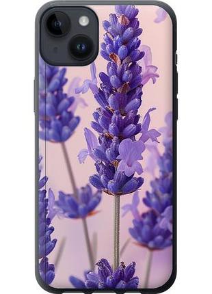 Чехол на iphone 14 plus лаванда из силикона fch_0135655