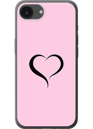 Чехол на iphone 16e сердце 1 из силикона fch_0147718