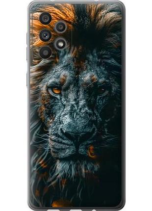 Чехол на samsung galaxy a73 a736b лев в сумерках из силикона fch_0141224