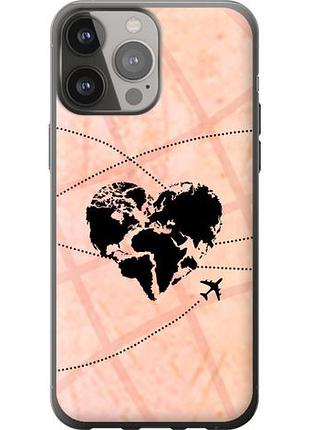 Чехол на iphone 13 pro max путешествуй из силикона fch_0123487