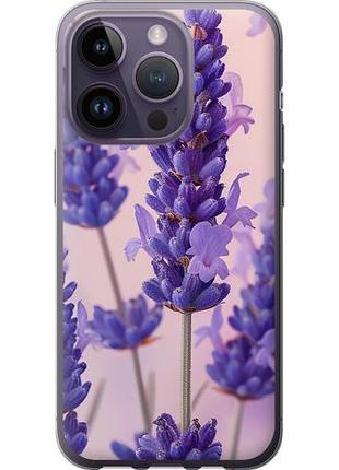 Чехол на iphone 14 pro лаванда из силикона fch_0135660