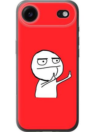 Чехол на iphone 17 air мем из силикона fch_0149472