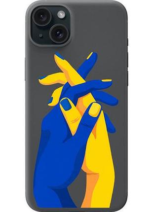 Чохол для apple iphone 15 plus з силікону fch_0053516