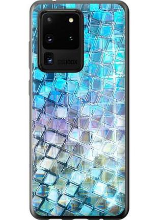 Чехол на samsung galaxy s20 ultra переливающаяся чешуя из силикона fch_0049826