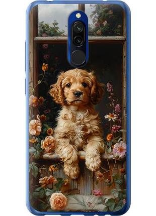 Чехол на xiaomi redmi 8 щенок cocker spaniel из пластика fch_0139678