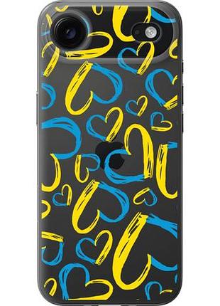 Чехол на iphone 17 air сердца ua из силикона fch_0149393