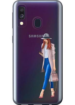 Чохол для samsung galaxy a40 2019 a405f з пластику fch_0045591
