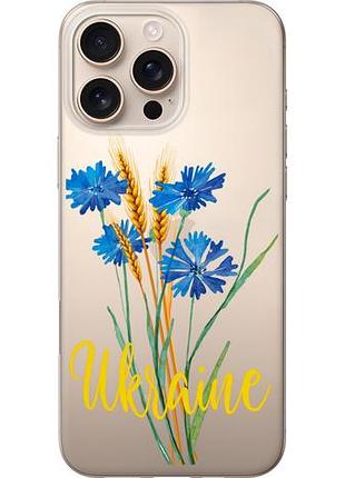 Чехол на iphone 16 pro max ukraine из силикона fch_0142599