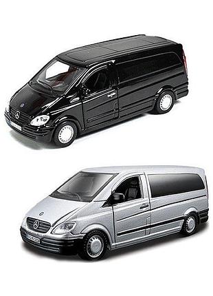 Автомодель - mercedes-benz vito(ассортые серебристый, черный1:32)