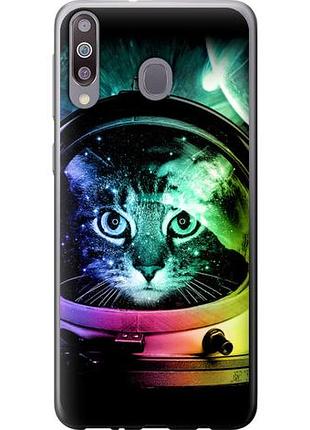 Чехол на samsung galaxy a40s a3050 кот-астронавт из пластика fch_0045727