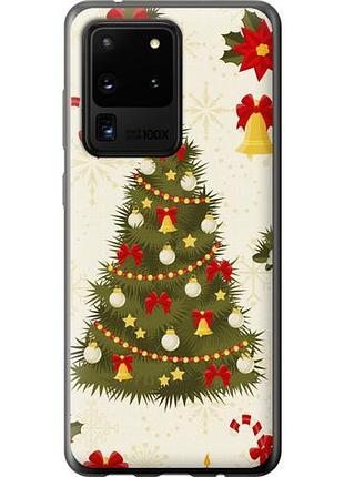 Чехол на samsung galaxy s20 ultra новогодняя елка из пластика fch_0007102