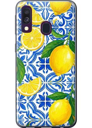 Чехол на samsung galaxy a40 2019 a405f grocery girl italian summer из пластика fch_0148470