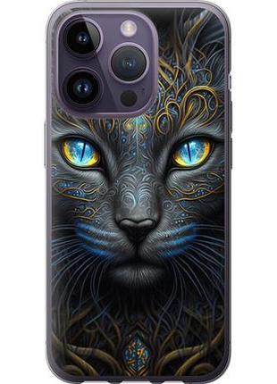 Чехол на iphone 14 pro кошка из силикона fch_0003842