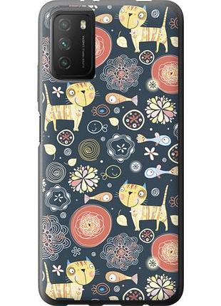 Чехол на xiaomi poco m3 котята из силикона fch_0068844