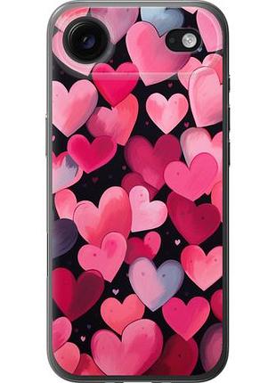 Чехол на iphone 17 air сердечки 4 из силикона fch_0149441