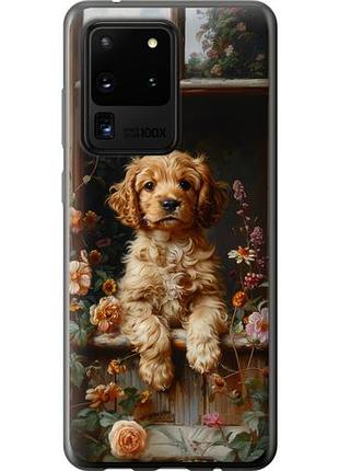 Чехол на samsung galaxy s20 ultra щенок cocker spaniel из силикона fch_0139602
