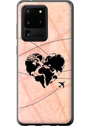 Чехол на samsung galaxy s20 ultra путешествуй из пластика fch_0123508